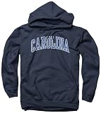 North Carolina Tar Heels Adult Classic Arch Hoody (Navy, X-Large)