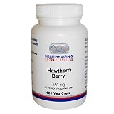 Healthy Aging Nutraceuticals Hawthorn Berry 550 Mg 100 Veg Capsules (Pack of 2)
