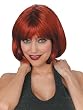 Cute Halloween Costume Accessory Short Wig Red Auburn Bob Wig