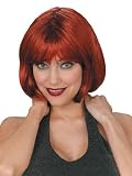 Cute Theatre Costumes Accessory Short Wig Red Auburn Bob Wig