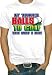 It Takes Balls To Golf T-Shirt (White) #432