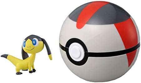 Takaratomy Pokemon XY Monster Collection Helioptile Figure and Timer Ball