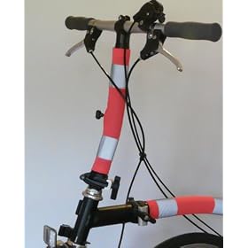 HiVisBike P280x110 HiVis High Visibility Bicycle Frame Cover in Pink