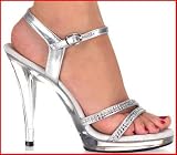 Dress Shoes Womens Rhinestone Sandals 4.5 High Heels