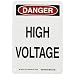 Brady  45430,  DNGR HIGH VOLTAGE (1 Tag)
