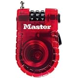Master Lock 4605D 3-Foot Retractable Cable Lock (colors may vary)
