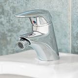 American Standard 2000.011.295 Ceramix Single-Control Bidet Fitting, Satin