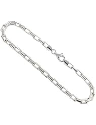 Sterling Silver Italian Rounded LONG BOX Chain Necklaces & Bracelets 4mm Medium Heavy weight Smooth Finish Nickel Free, sizes 7 - 30 inch