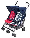 Maclaren Twin Triumph Stroller Navy