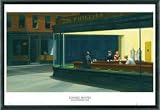 Edward Hopper Poster und Kunststoff-Rahmen - Nighthawks II (91 x 61cm)