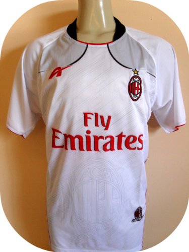 AC MILAN -ITALY- AWAY SOCCER JERSEY SIZE LARGE .NEW.STOCK LIQUIDATION.