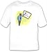 T-shirt with writing, board, pen, bear, animal, drawing