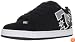 DC Men's Court Sneaker,Black/Grey,8 M US