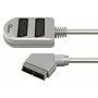 Skymaster 2-fach Scart-Verteiler, silber