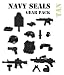 Navy Seals Gear Pack in Tan (12 Pieces) - LEGO Compatible Minifigure Pieces