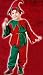 6-Piece Kid's Christmas Elf Costume Set Size Medium (8-10) #7561