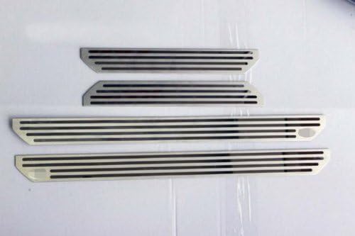 Stainless Steel Door Sill Scuff Plate Cover Trim Fit For LAND ROVER LR3 LR4 Discovery4 Discovery3