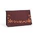 100% Silk Brown Clutch 