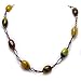 CandyGem Handmade Yellow Green Brown Olive Agate