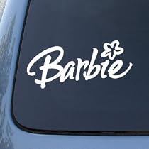 BARBIE - Vinyl Decal Sticker #A1467 | Vinyl Color: White