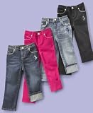 Baby Phat Little Girl Convertible Capri Jeans