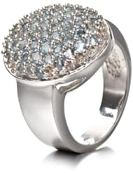 2.30 Carat Genuine Aquamarine Sterling Silver Ring