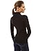 PattyBoutik Women V Neck Empire Waist Knit Top (Black XS)