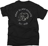 Army Black Knights Black Retro Mascot Rampage T-Shirt