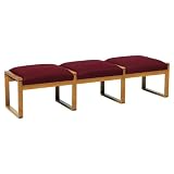 Fabric Three Seat Bench