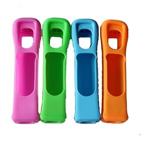 Wii MotionPlus Silicone Skin Jacket Glove 4 Pack