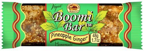 Boomi Bar Pineapple Ginger, 1.7-Ounce Bars (Pack of 24) by Boomi Bar