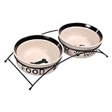 Trixie 24642 Eat-on-Feet Napf-Set, 2 � 1,6 l/� 20 cm, wei�/schwarzvon "Trixie"