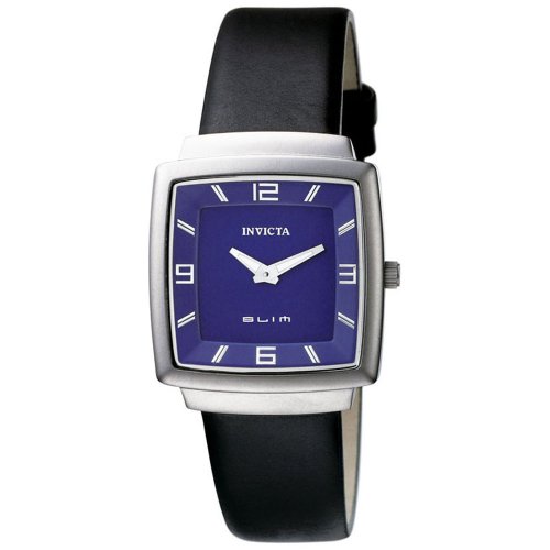 Invicta Women's 5154 Slim Collection Square Black Leather Watch