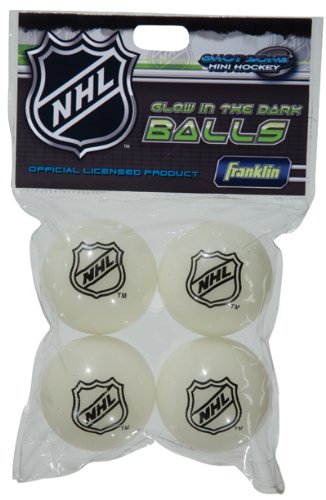 Franklin Mini Hockey Glow in the Dark Balls (Pack of 4)