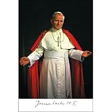 Pope John Paul II (Memorial) Religious Postcard - 4x6