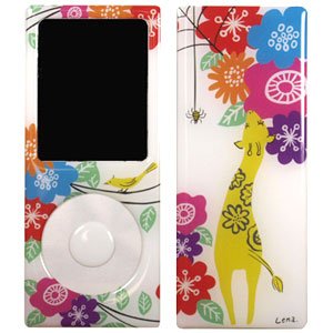 mobile stickies モバイルステッカー　iPod nano第4世代対応　藤森レナ　Dessin Floral　msn4-fr1
