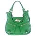 Melie Bianco Alyssa Expandable Shoulder Bag Hobo Purse With Front Pockets Green