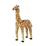 【7月下旬入荷予定】【本物そっくり】座れるキリンのぬいぐるみ『キリン』【IT】(#9841951)サイズ：幅24×高さ90×奥行55cm【耐荷重80kg】