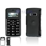 LOOKING DEALS - RUBBER FEEL Smooth Black Case Cover for Brand LG EnV2 VX910 ....