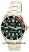 Seiko Men's 37mm Case Size Automatic Diver Watch with Red/Blue Bezel Model SKX025K2