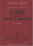 Code de la santé publique 2007
