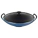 Le Creuset Enameled Cast-Iron 14-1/4-Inch Wok with Glass Lid, Marseille