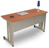 Modular Computer/Privacy Table - 24x48 - Cherry