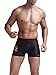 Neleus Men's Compression Square Leg Swimsuit, Dragon (Black),US S,Asia L