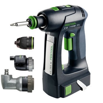 Festool 564366 C12 12V Lithium-Ion 1.5 Ah Cordless Drill Set
