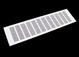 Produkt-Bild: L&uuml;ftungsgitter LG-5013 W 500 x 130 mm Weiss Stegblech Abluftgitter