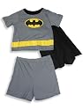 Batman - Toddler Boys Shorty Pajamas, Grey, Black