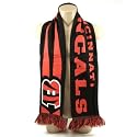 CINCINNATI BENGALS OFFICIAL LOGO FULL SIZE WOVEN SCARF