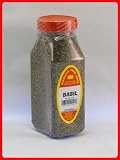 BASIL FRESHLY PACKED IN LARGE JARS, spices, herbs, seasonings
