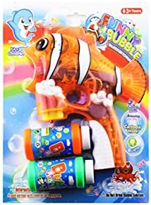 Funny Bubble Gun With Orange Fish Style
